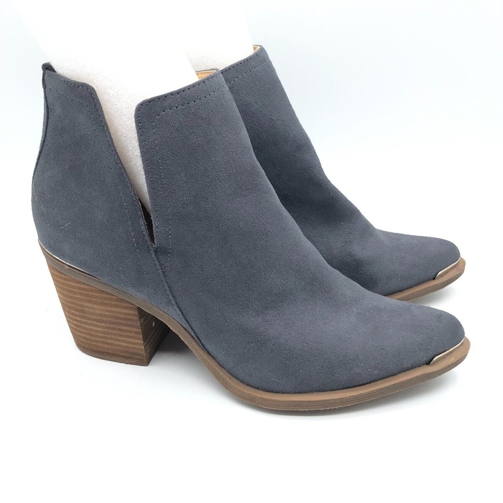 Madden Girl Palomaa Dark Grey Ankle Boots Size 7.5